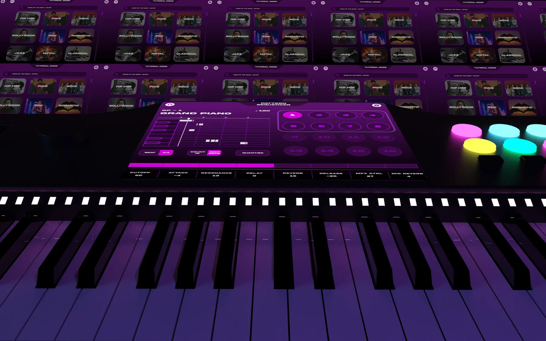 Synthesizer concept, the screen-first machine